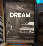 Onbekend, ...dream, opspannen, inlijsten, baklijst