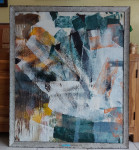 Huisschilder, abstract werk, inlijsten