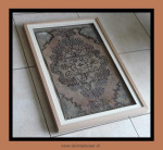 NomadHomeByKim, Vintage wanddecoratie, 3D inlijsting