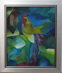 Ko van Driel, schilderij, inlijsten