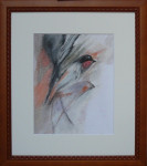 Pastel tekening, passe-partout en inlijsten