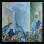 Marion van Berkum, schilderij, baklijst