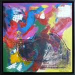 Marion van Berkum, schilderij, baklijst