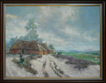 Schilderij, landschap, inlijsten