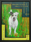 Lex Kok, portret Jack Russell Terrier, inlijsten