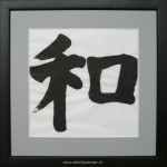 Chinees schrift, passe-partout en inlijsten
