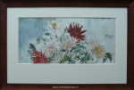 Aquarel, bloemstilleven, passe-partout en inlijsten
