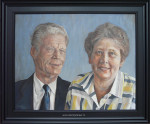 Jos de Rooij, dubbelportret, inlijsten