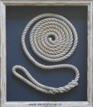 Touw zeiljacht, 3D inlijsting