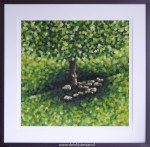 Giclée, Marcel Straver, Schaduw, passe-partout en inlijsten