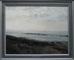 Willem Vaarzon Morel,strandtafereel,restauratie & inlijsten