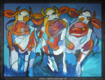 Pauline Brillac, Dansende koeien, inlijsten