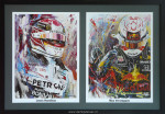 Litho, Racing-art.nl, tweeluik passe-partout en inlijsten