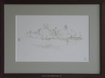 Will Berg, tekening, Veer-Elst, passe-partout en inlijsten
